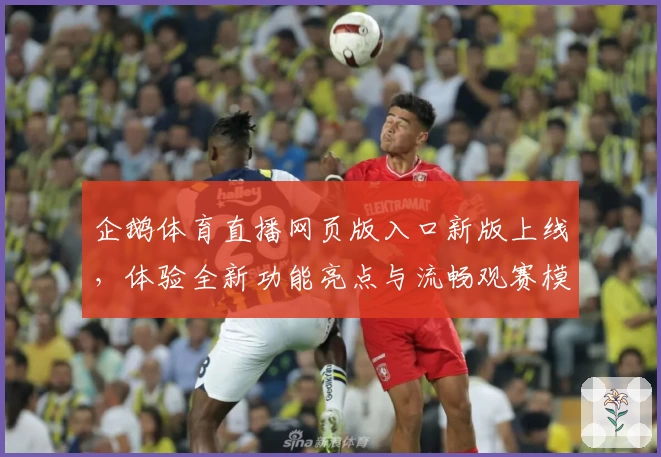 企鹅体育直播网页版入口新版上线，体验全新功能亮点与流畅观赛模式